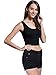 MsBasic Womens Basic Sleeveless Short Fitness Cami Crop Tank Top