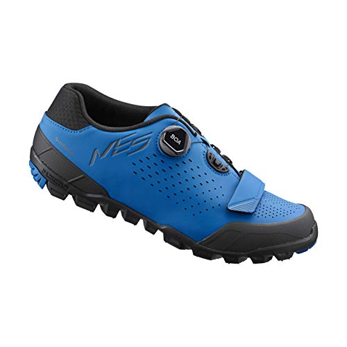 SHIMANO SH-ME501 Bicycle Shoes, Blue, 41.0 SHIMANO SH-ME501 Bicycle Shoes, Blue, 41.0