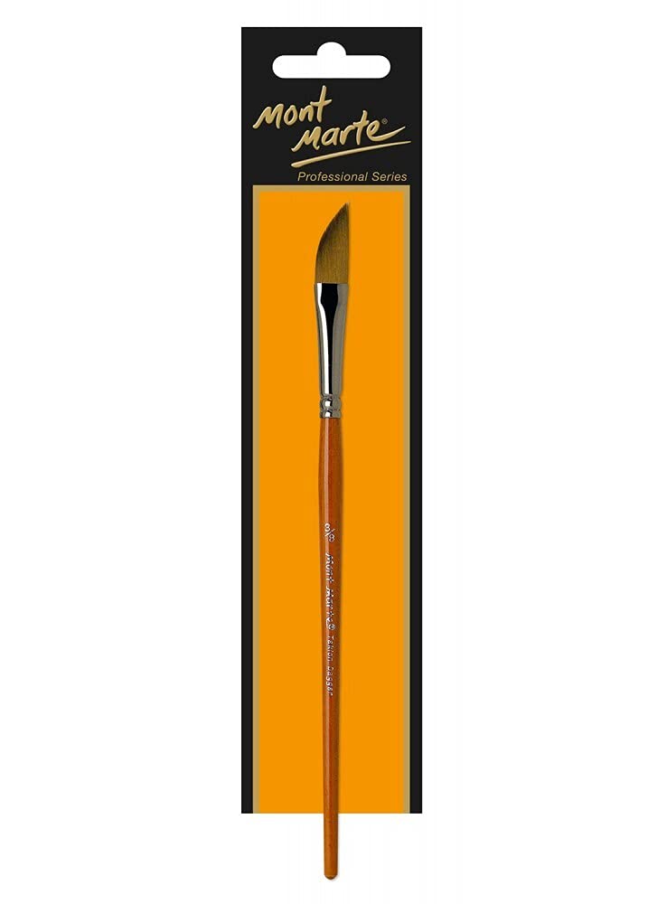 Mont Marte MPB0035 Acrylic Artist Brush Taklon Dagger - 5,8