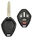Horande Keyless Entry Remote Key Fob Case Cover fit for 2006 2007 2008 Mitsubishi Eclipse 2006-2007 Galant Key Fob Shell No Chips