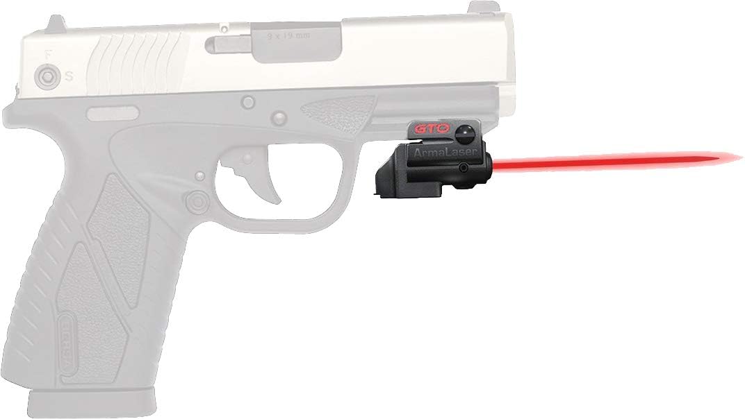 ArmaLaser Designed to fit Bersa BP9CC BP40CC GTO Red Laser Sight and FLX07 Grip Switch