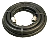 Apache 98108520 3/4" x 15" Farm Fuel Transfer Hose with Male x Male Crimped Fittings