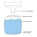 Brio Striped Porcelain Ceramic Water Dispenser Crock with Faucet - LEAD FREE (Blue Stripe)