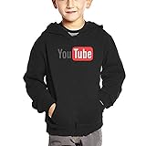 HYEECR YouTube Kid's Hoodie,Personality Unisex Popular Hooded Sweatshirt with Pocket
