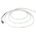 HitLights Weatherproof LED Light Strip - 5000K SMD 3528 - 300 LEDs, 16.4' Roll - 12V DC - 82 Lumens / 1.5W per Foot, Cool White
