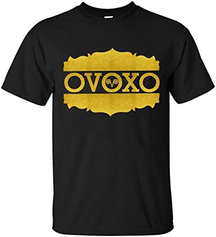 GEKK Men's Drake OVOXO Cool Logo Graphic T Shirt black L