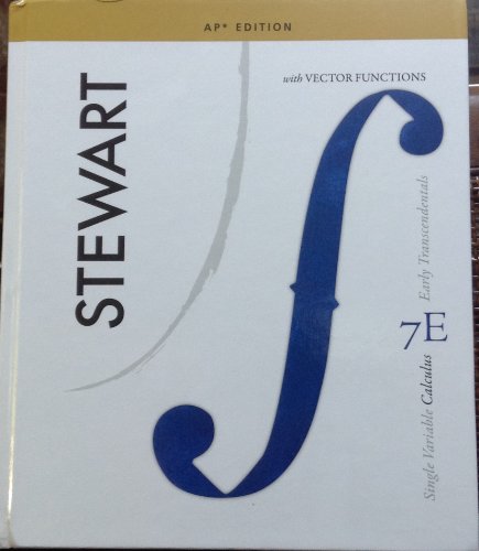 Single Variable Calculus with Vector Functions ... 0840049323 Book Cover