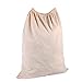 Ohuhu Natural Cotton Laundry Bag Extra Large