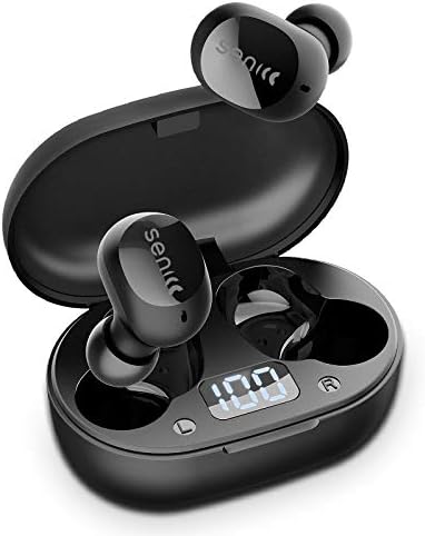 Somic ワイヤレスイヤホンbluetooth5 0搭載し自動ペアリングと瞬時接続でき 24時間音楽再生とhi Fi高音質超軽量イヤフォン Ipx4防水とcvc8 0ノイズキャンセリング利用しスポーツ 音楽両用type ｃ充電型earphone Iphone Ipad Androidなど対応 Sw500 黒 ブラック