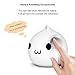CestMall Waterdrop Silicone LED Night Light for Kids,Multicolor Nursery Cute Lamp, Battery Powered,Tap Control Touch Sensor Nightlight for Baby Children Toddler Infant (A)