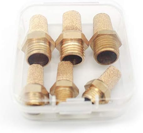 1/8BSP Male Thread Pneumatic Exhaust Silencer Muffler, Pneumatic Muffler, Copper Air Vaule Silencer Flow Control - Image 5