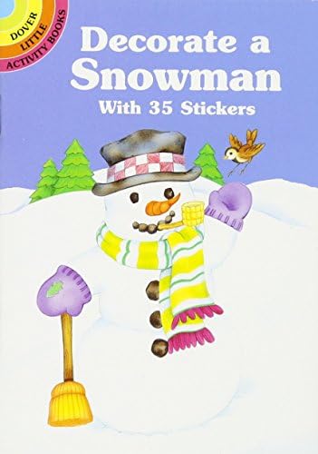 Decorate a Snowman With 34 Stickers