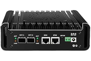 2x10G SFP+ Firewall Mini PC Upgraded N150 2xi226-V 2.5G 2xNVMe 2xHD DDR5 NAS Home Server Proxmox
