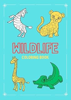 Livro Meu Livro de Animais para Colorir: Atividade Criativa, Educativa e Divertida para Crianças Pequenas