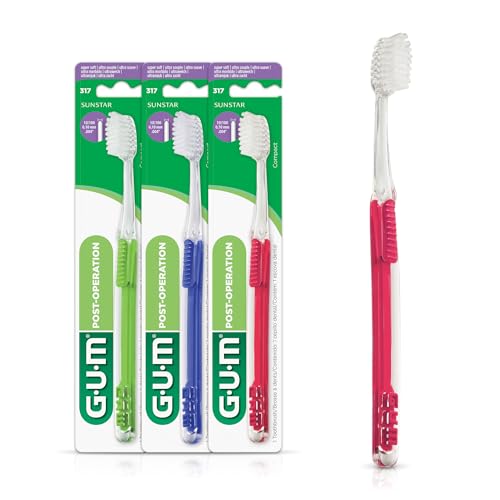 Gum Post-Surgery Extra Soft Toothbrush, Super Soft Bristle Toothbrush for Adult…