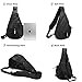 NICGID Sling Bag Backpack, 13.3'' Laptop Bag Crossbody Shoulder Chest Backpacks Travel Outdoors for Men Women
