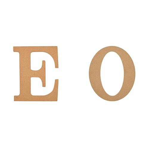 Plaid 5" Wooden Unfinished DIY Letter Arts Crafts Projects, 63558 & 63568