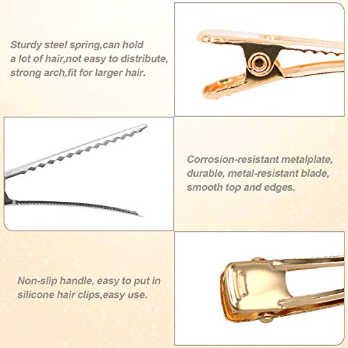 33 Pcs Resin Molds DIY Hair Pin Casting Mold Set Kit, Hair Clip Mould Strip Jewelry Casting Silicone Molds for Epoxy Resin Hair Pin, Keychain, Bookmark, Pendant (3Molds & 30Hairclips)