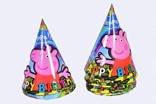 Partysanthe Peppaa Pig Paper hat 10pcs