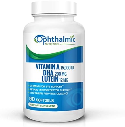 Vitamin A Palmitate 15,000 IU, DHA 200 mg and Lutein 12 mg (90)