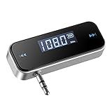 VicTsing 3.5mm In-car FM Transmitter Radio Adapter for iPod iPad iPhone 6 5S 5C 5 4S 4 Samsung Galaxsy S4 S3 Note HTC Sony LG Blackberry Nokia Motorola,Tablet,MP3/MP4 Players Other Audio Device
