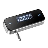 [New Version]VicTsing 3.5mm In-car FM Transmitter Radio Adapter for iPod iPad iPhone 6 5S 5C 5 5G 4S 4 3GS 3G Samsung Galaxsy S4 S3 Note 3  Blackberry Nokia Motorola, Other Smart Phones & Audio Devices With 3.5mm Audio Jack