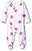aden + anais Baby Long Sleeve Kimono One-Piece, Pink Star, 6-9 Months