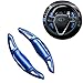 Aluminum Steering Wheel Paddle Shifter Extensions Covers For 2018 2019 2020 Toyota Camry (Blue Matte Finish)