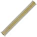 Men's Two Tone Metal Expansion 17-21mm Replacement Watchband