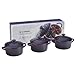 Le Creuset Stoneware Petite Round Casserole Gift Set, Cassis