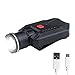 FISHNU 500 Lumens Clip-on Hat Light,USB Rechargeable Led Cap Light,No Red Ring and Aluminum Alloy Zoomable Head Baseball Hat Lamp,Tightly Clip Designed Spotlight