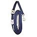 Kensington Flat Nylon Lunge Line - Horse & Dog Training Rope Equipment with Brass Swivel Bolt Snap - 1 inch x 30 ft.