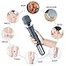 MANFLY Rechargeable Electric Massage Stick, with 10 Vibrate Modes & 5 Powerful Speeds, Gray