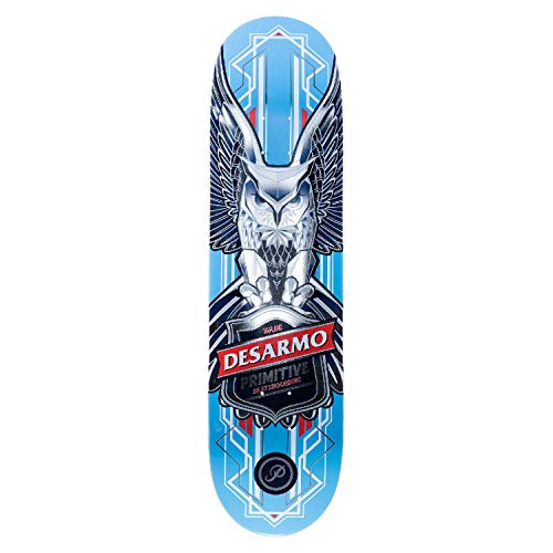 Primitive Owl Foil Silver 100 Deck-8.25"