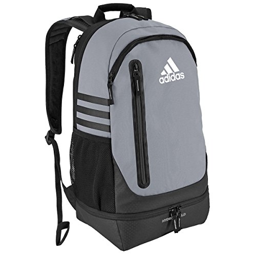Adidas unisex pivot team backpack, grey, one size