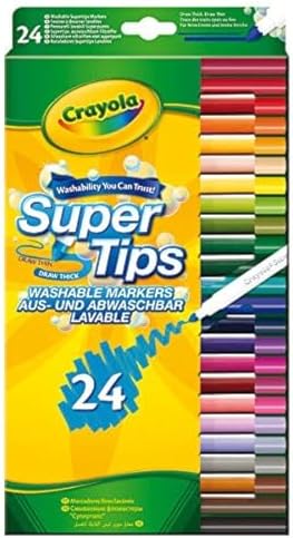 Crayola Supertips Washable Markers 24 Pieces price in UAE