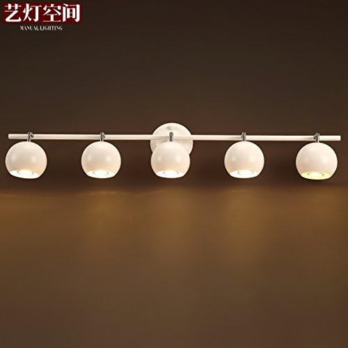 DYBLING Creative European Children'S Lamp Simple Modern Retro Led Iron Double Dummy Black With White Spotlight Outdoor Indoor Wall Lights Lamp