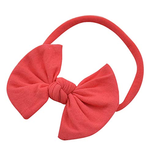 Baby Girl Headbands and Bows Girls Hair Elastic Bow Tie Bands - Infant Toddler Newborn Girl Hair Accessories (SW06) - Thumbnail 2
