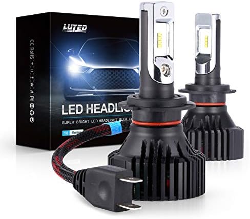 H7 LED Headlight Bulbs Conversion Kit Y8 Series Extremely Bright 6500K Xenon White - 8000 Lumens/Set