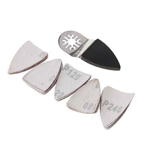 Algol - Sanding Paper+Finger Sanding Pad for Multifunction Oscillating Power Tool Fein Dremel Bosch - Thumbnail 6
