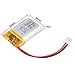 uxcell Power Supply DC 3.7V 380mAh 2P PH 2.0mm Pitch Li-ion Rechargeable Lithium Polymer Li-Po Battery