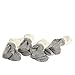 Ballston Lightweight 81% Merino Wool Crew Hiking Socks - 4 Pairs for Men and Women