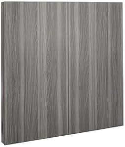 Safco Medina Presentation Board - 65x75 Inch Gray Steel Dry Erase Center Panel