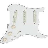 Seymour Duncan Yngwie Loaded Pickguard - Off-White - Electric Guitar Pickup | Loaded YJM Fury pickguard delivers Malmsteen's fluid tone with a calibrated noiseless set and fast volume pot.