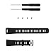 ULT-unite Band for Garmin Vivosmart HR, Garmin Vivosmart HR Replacement Soft Silicone Bracelet Sport Strap Wristband Accessory (Black)