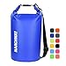 MARCHWAY Floating Waterproof Dry Bag Backpack 5L/10L/20L/30L/40L, Roll Top Sack Keeps Gear Dry for Kayaking, Rafting, Boating, Swimming, Camping, Hiking, Beach, Fishing (Dark Blue, 30L)