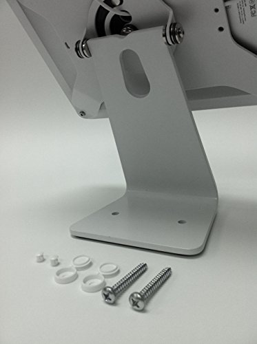 Maclocks AIO-W All-in-One 360 Rotating iPad Security Enclosure Kiosk Stand (White)