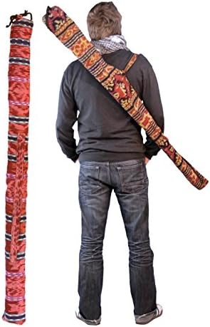 Didgeridoo Tasche 120cm Bambusdidgeridoo Ikat Multicolor Ethno Bag Didge Farbig Amazon De Musikinstrumente