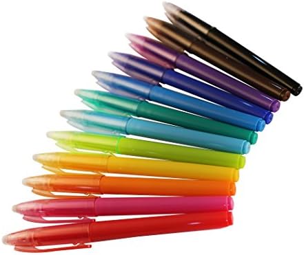 Erasable Markers,Goodpen Frixion Erasable Markers Fine Point Assorted Colour Pens Markers-Pack of 12(12 Pack)