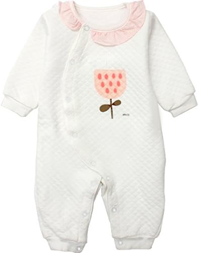 Siteluoyi Baby Girl Flower Bodysuits Cotton Long Sleeve Lovely Onesies